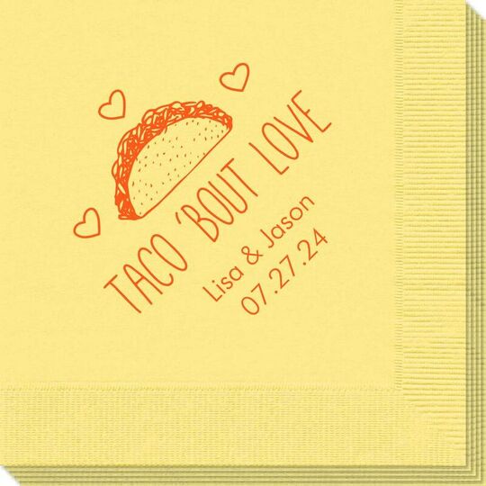 Taco Bout Love Napkins